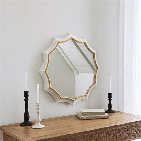 ballard designs scallop mirror.